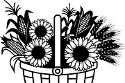Thanksgiving Harvest Silhouette, an Illustration by Creativeshirt (Thumbnail 5 of 51)