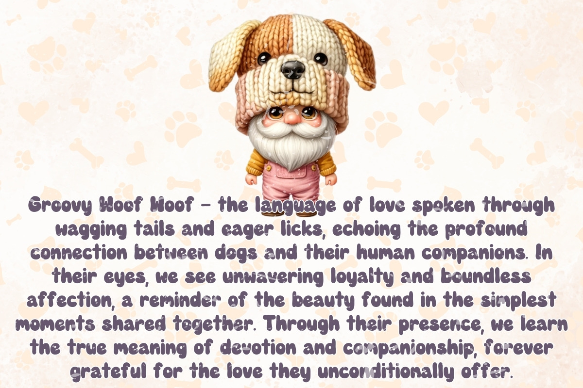Groovy Woof Woof - Handwritten, a Handwritten Font by Charmingbear59.design (Photo 4 of 5)