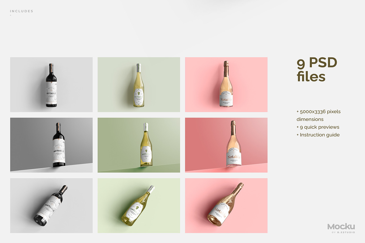 Notable - The Wine Bundle, a Packaging Mockup by Mocku (Photo 14 of 17)