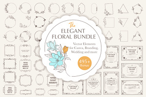 Vintage Border Flourish Bundle