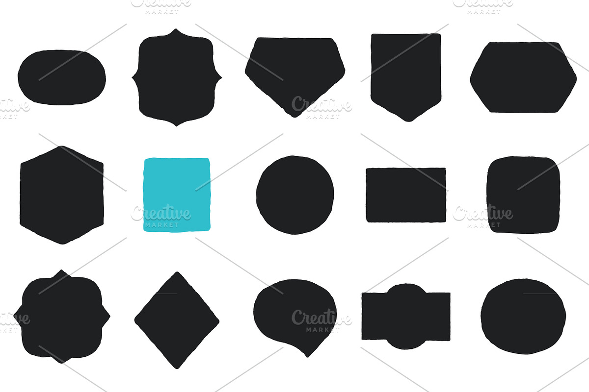Rustic Shapes and Frames Kit, an Object Graphic by Julia Batsheva (Photo 2 of 5)