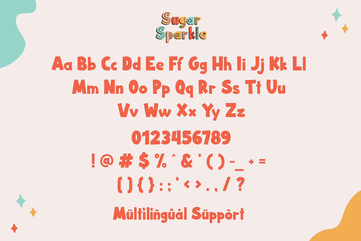 Sugar Sparkle - Fun Handwritten Font, a Sans Serif Font by Flawless And Co (Photo 10 of 10)