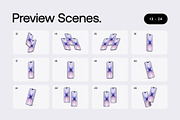 iPhone 17 - 24 Mockups Scenes, an iPhone Mockup by Asylab (Thumbnail 3 of 61)