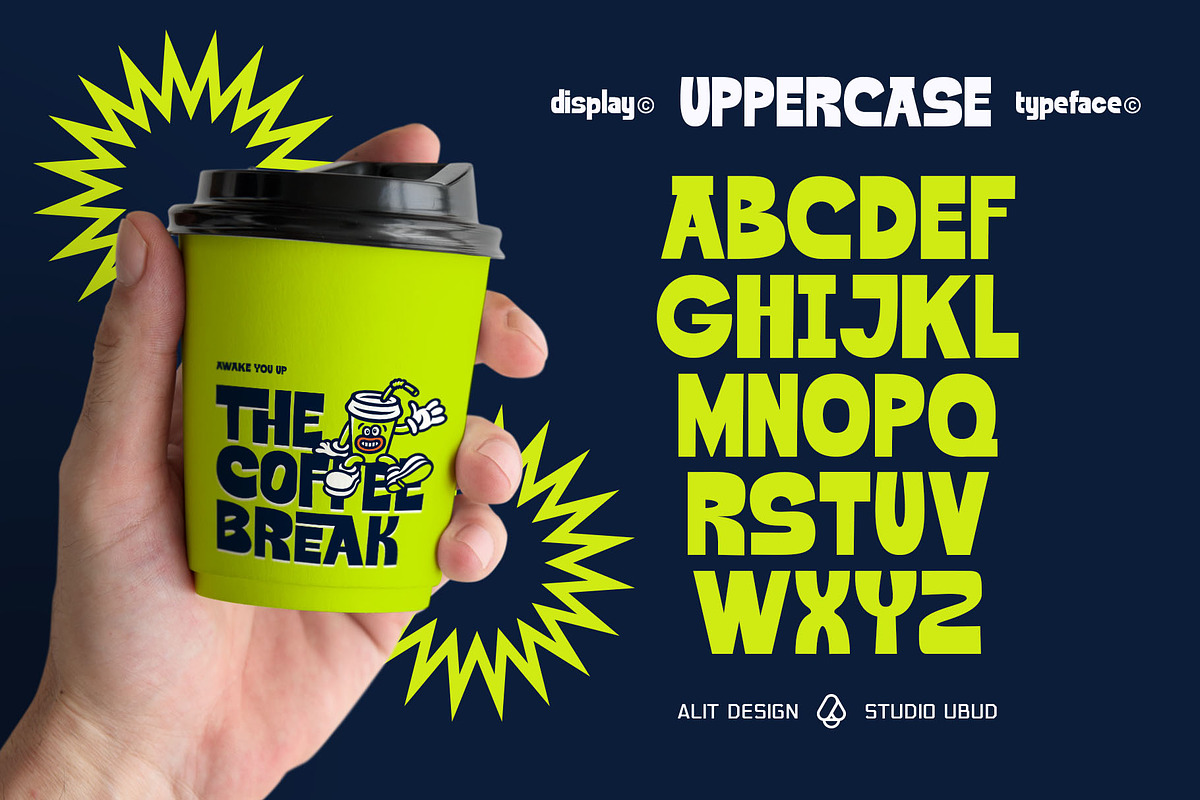 Shake Mouth Typeface, a Sans Serif Font by alit design (Photo 13 of 15)