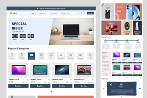 Electronic Ecommerce Store Template