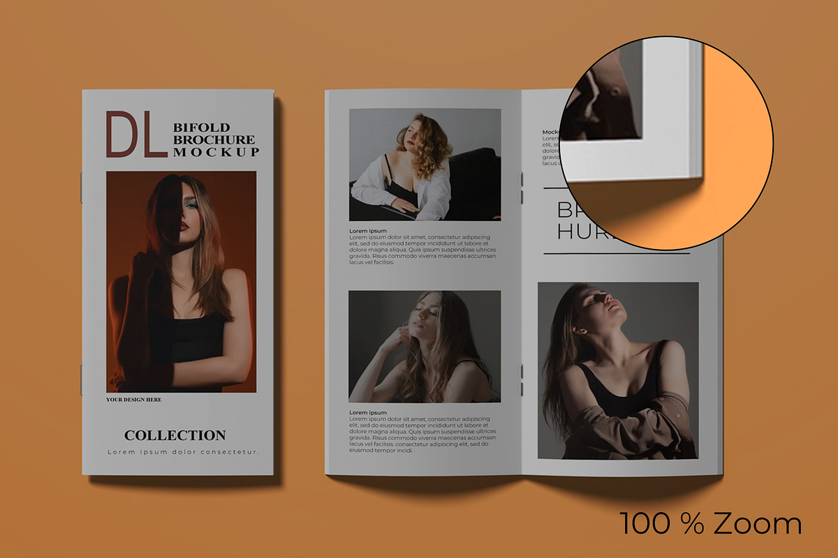 DL Brochure Mockup, a Books & Magazine Mockup by Lxadesign (Photo 6 of 12)