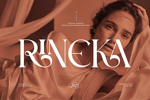 Rineka || Modern Stylish Serif Font, a Font by Ermedia Studio