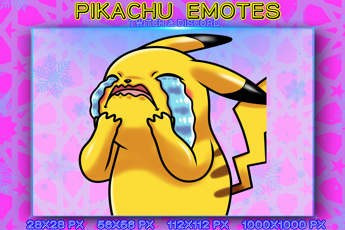 PIKACHU EMOTES TWITCH, an Object Graphic by YUNGMOTS (Photo 5 of 6)