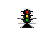 Modern Traffic Light Silhouette, a Graphic by musafir_fashion (Thumbnail 10 of 14)
