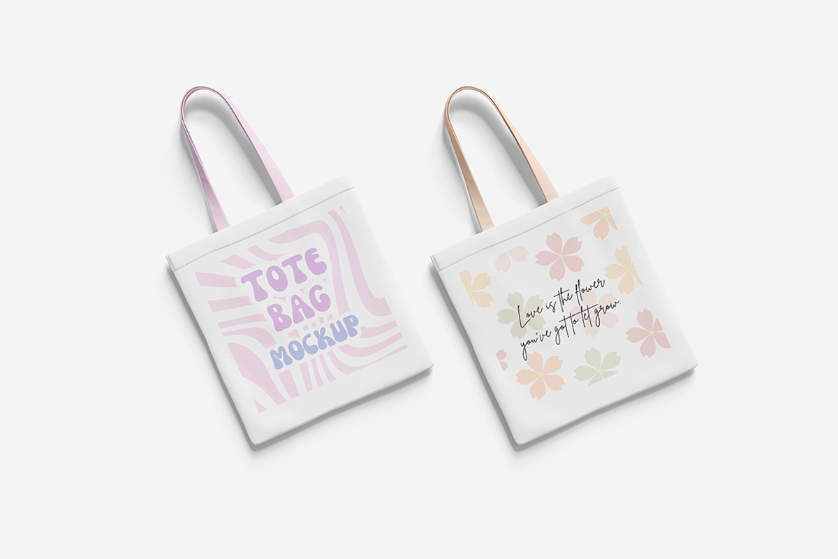 Canvas Tote Bag Mockup, a Product Mockup by MrLetters (Photo 5 of 5)