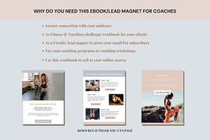 Fitness Coach Ebook Template