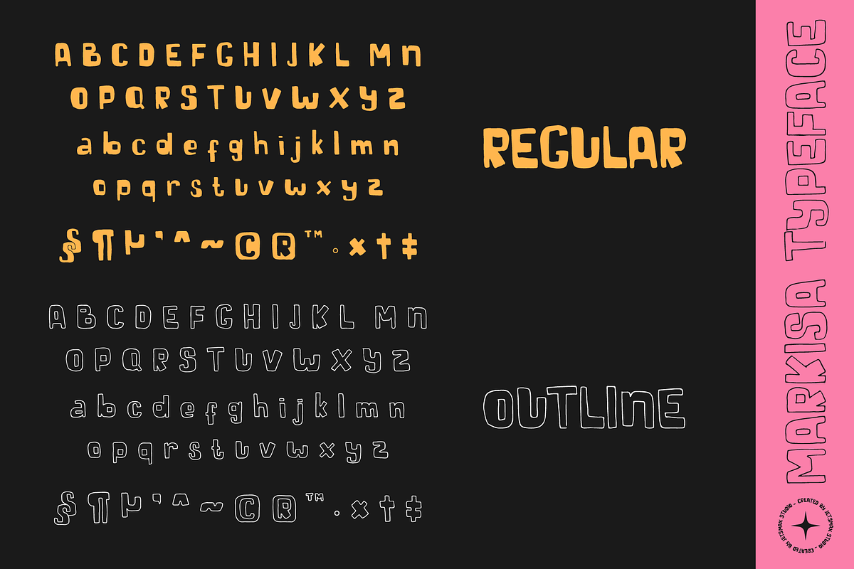 Markisa - Display Typeface, a Font by Jetsmax® Studio