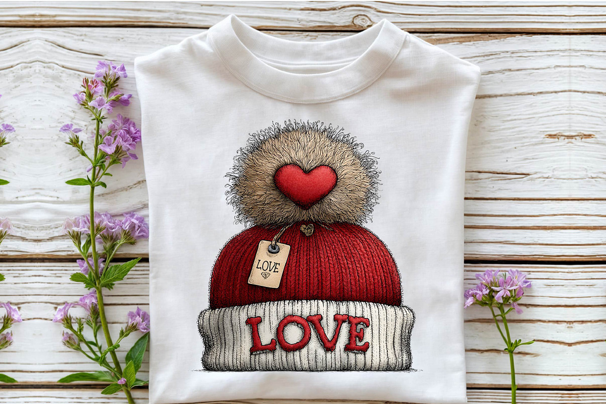 Valentine s Love Hat Clipart, an Illustration by Sublimation Artist (Photo 6 of 6)
