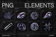 Chromatic Glass 3D Shapes Pack, an Object Graphic by Samolevsky (Thumbnail 6 of 30)