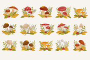 Whimsical Fall Clipart Collection, a Seasonal Illustration by Anna Studio (Thumbnail 11 of 12)