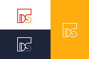 Monogram Icon Logo DS