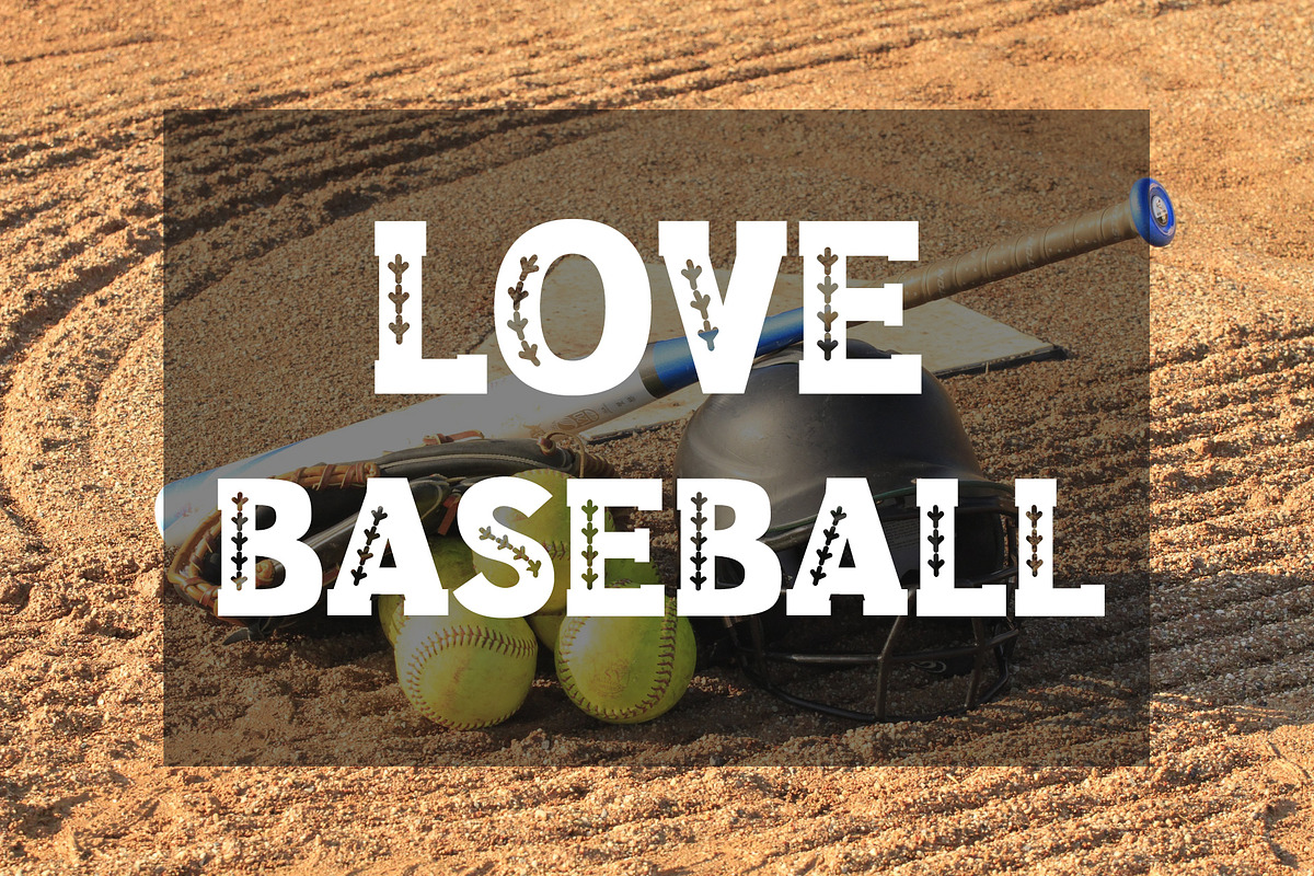 Baseball Slab Outline Font, a Slab Serif Font by vladocar (Photo 8 of 8)