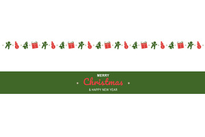 Merry Christmas Minimal Banner, a Templates & Theme by alexdndz