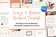 Course & Webinar Workbook | Canva, a Presentation Template by The Template Lounge (Thumbnail 1 of 8)