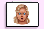 Procreate kid' portrait brushes, a Brush Add-On by KsTumanova (Thumbnail 6 of 6)