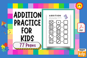 Kids Math Pages Addition Worksheets