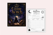 2027 Cosmic Witch Planner, a Stationery Template by Shumaya (Thumbnail 6 of 6)