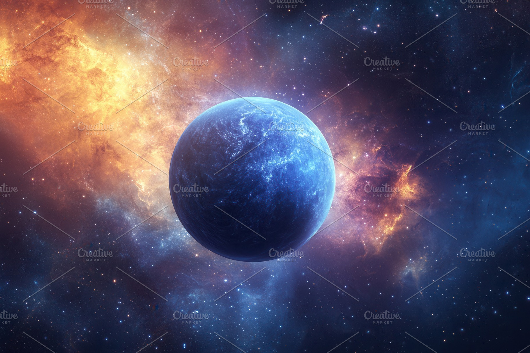 Vast universe background with stars, a Photo by Pavel_design