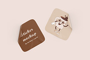 Sticker Mockups, an Advertising Mockup by Mockups Expert (Thumbnail 4 of 6)