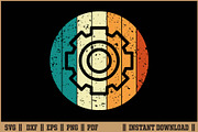 Retro Mechanical Engineering SVG, a Work Illustration by Handy Arts Studio (Thumbnail 1 of 3)