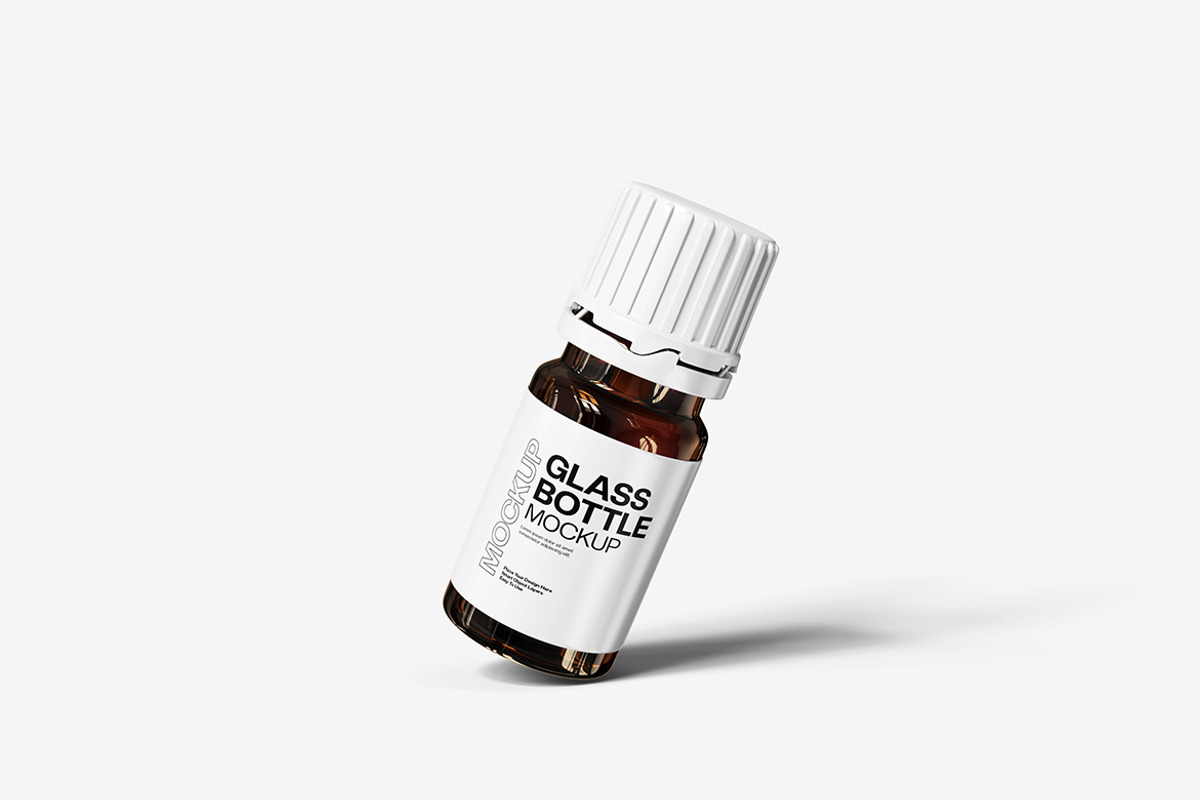 Glass Bottle Mockup, a Packaging Mockup by bimockup (Photo 6 of 6)