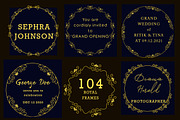 104 Vintage Royal Frames + BONUS, a Decorative Illustration by Design Unique (Thumbnail 2 of 10)