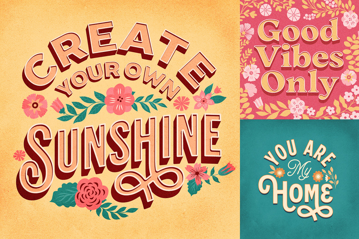 Modern Lettering Fonts Collection, a Script Font by Heritage Type Co. (Photo 18 of 21)
