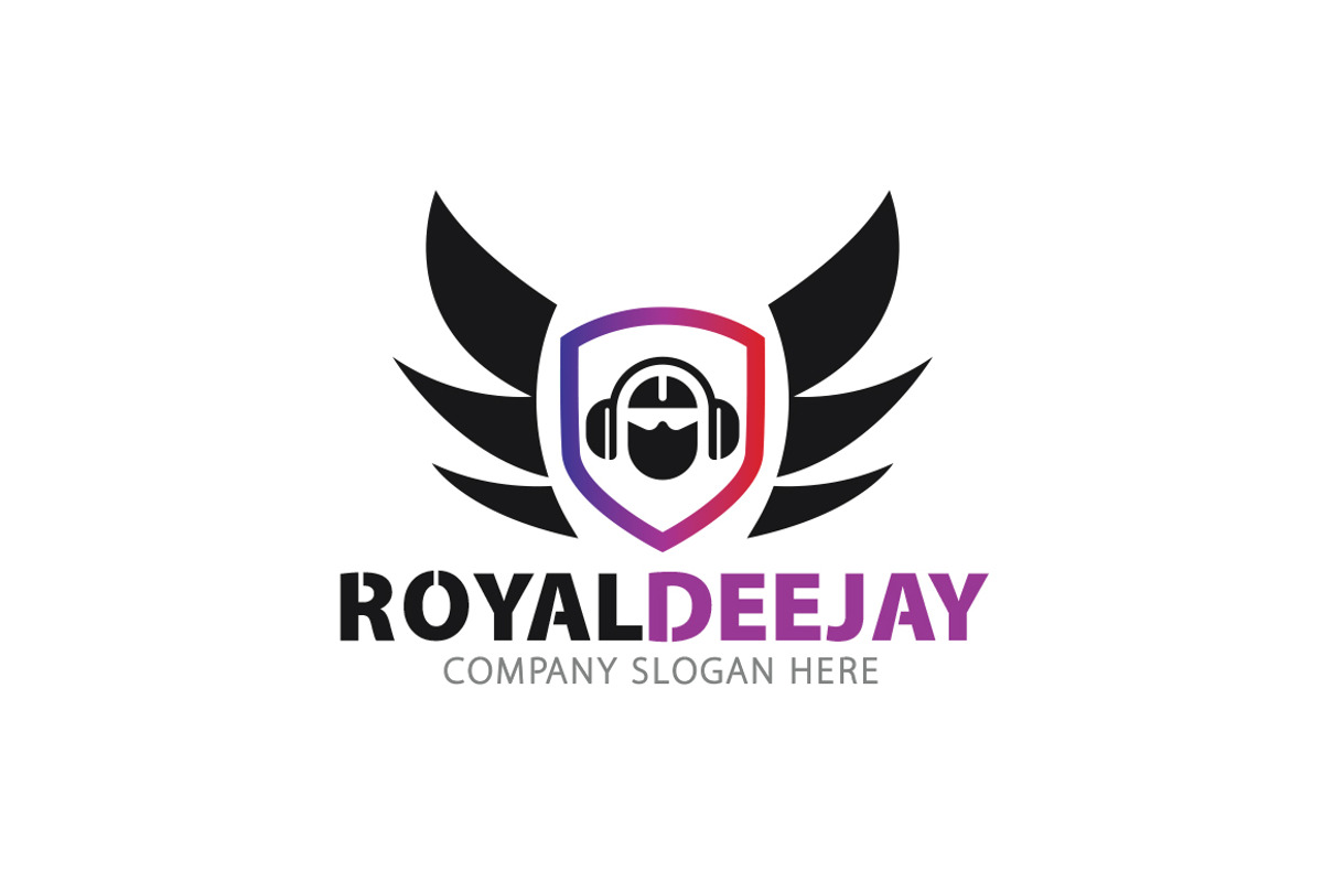 Royal Dj Logo, a Branding \u0026 Logo Template by Creative Dezing, image size:1200x800