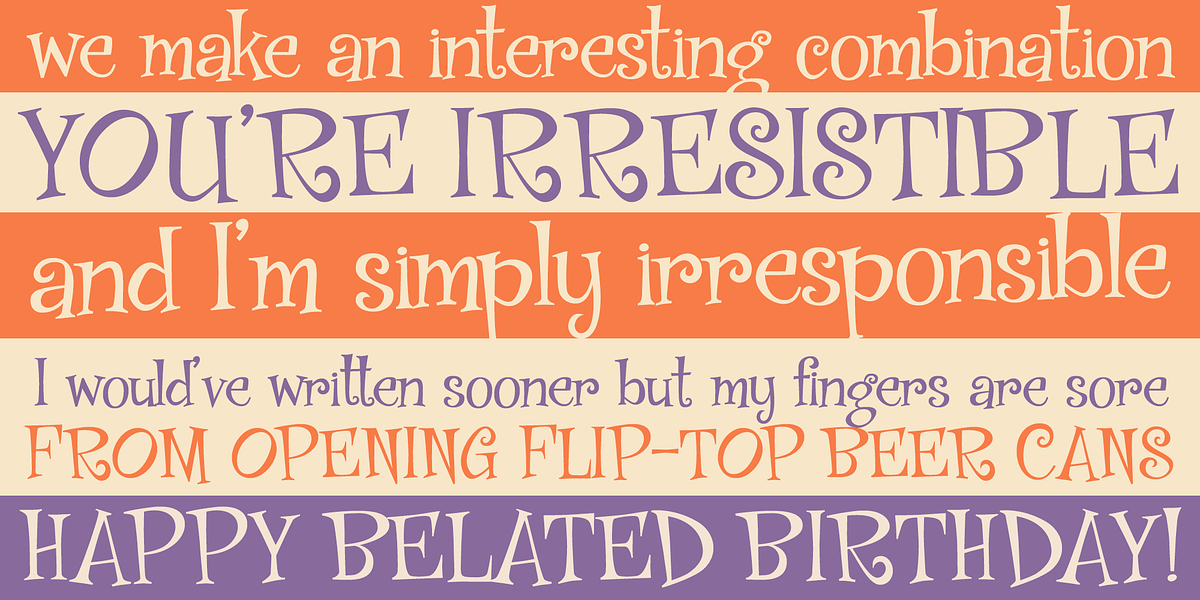 Barquesville, a Font by One Eyed Squid (Photo 4 of 6)