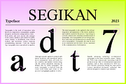 Segikan | SALE 60% OFF, a Serif Font by Areatype (Thumbnail 7 of 16)