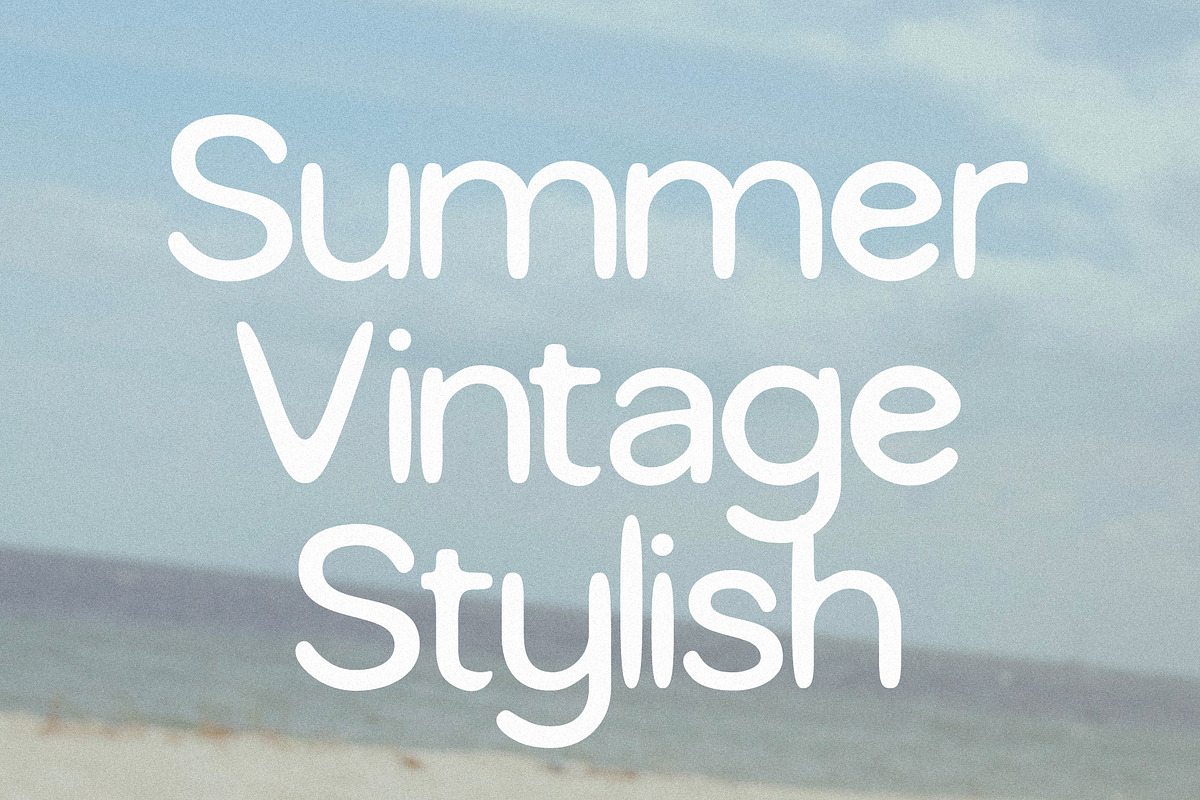 Sunbeam - Summer Vintage Sans Serif, a Sans Serif Font by Schrifted Type (Photo 3 of 9)