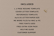 Resume template with photo / CV, a Resume Template by UResume (Thumbnail 7 of 7)