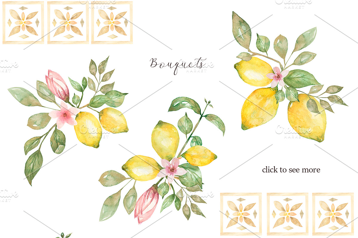 Sunny Sicilian Lemon, a Decorative Illustration by MayaNavits (Photo 5 of 11)