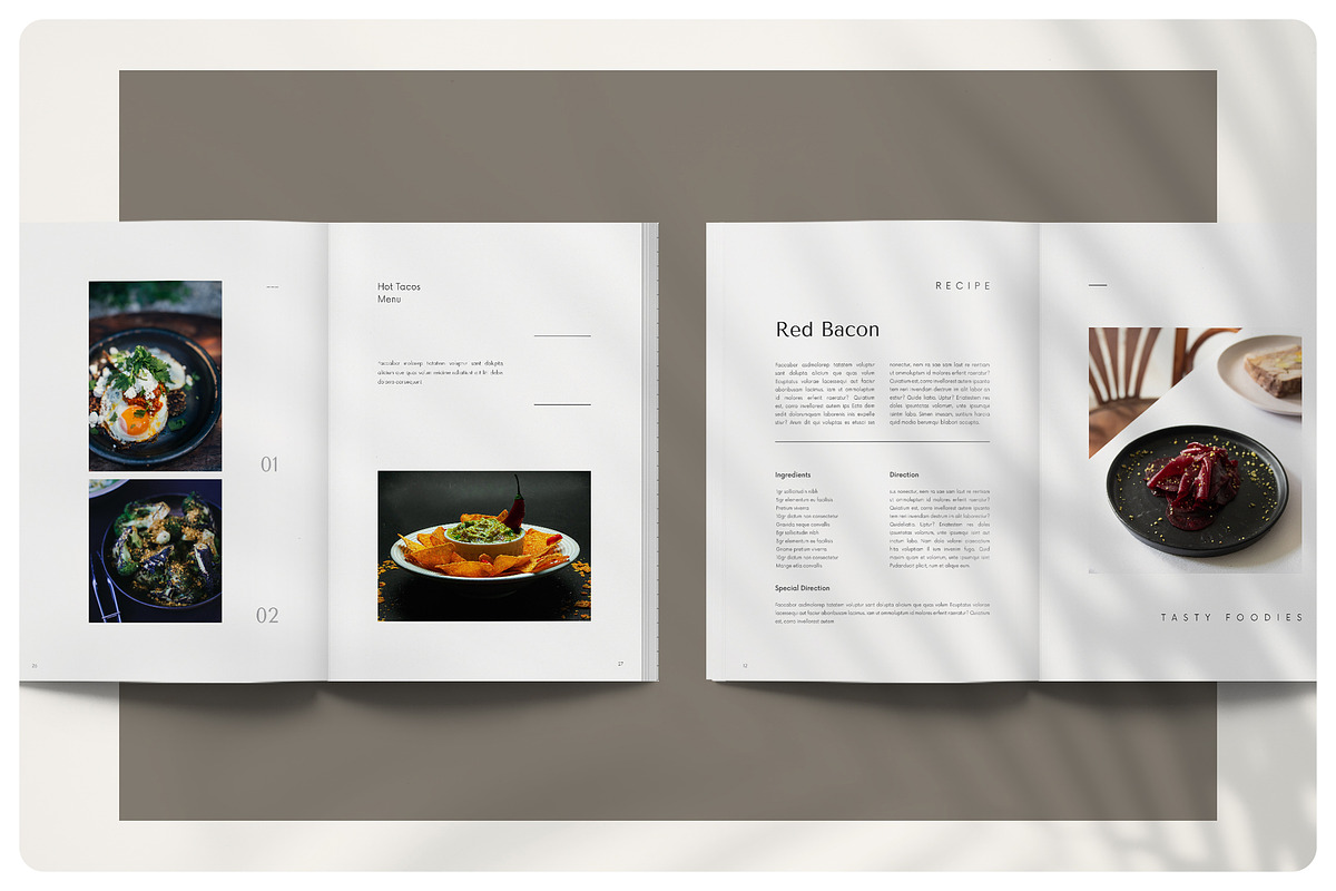 Canva Cookbook / Recipe Book, a Magazine Template by BlancaLab Studio (Photo 5 of 9)