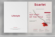 Scarlet Red Magazine Template, a Magazine Template by Boris Cupac (Thumbnail 2 of 7)