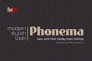 Phonema font family