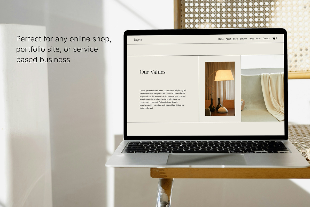 Squarespace E-commerce Website, a Squarespace Template by Skye Studio (Photo 4 of 6)