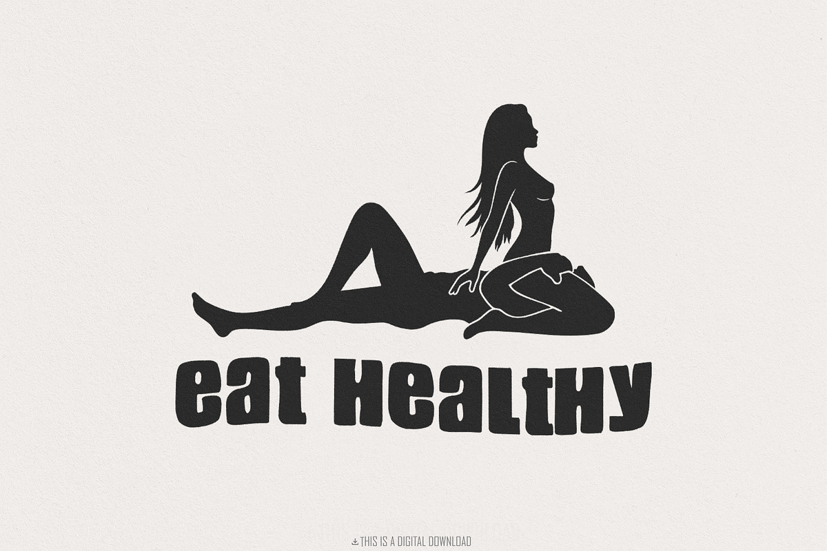 Eat Healthy png, Sensual Position, an Illustration by SharpMarketplace (Photo 1 of 9)