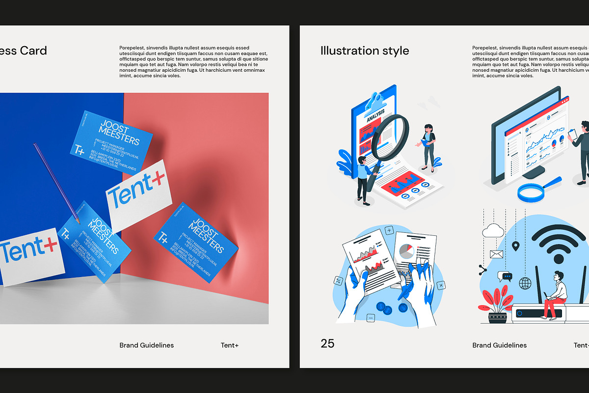 Square Brand Guideline Template, a Presentation Template by Fucina™ (Photo 3 of 11)