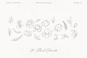Handrawn Floral Bouquets and Frames, a Decorative Illustration by Saga Design Studio (Thumbnail 6 of 9)