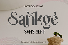 Sankge – Sans Serif Font