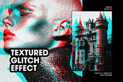Textured Glitch Photo Effect, a Layer Style Add-On by Design Squad (Thumbnail 1 of 4)
