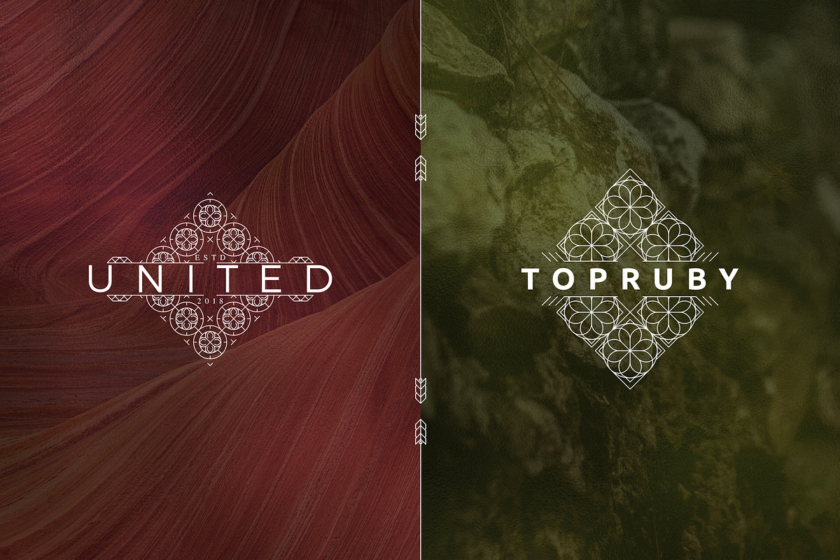 [Spring Vibes] 40 Mosaic Logos -50%, a Branding & Logo Template by VP Fonts (Photo 12 of 27)