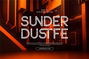 Orache || Modern Futuristic display, a Sans Serif Font by Ermedia Studio (Thumbnail 8 of 10)