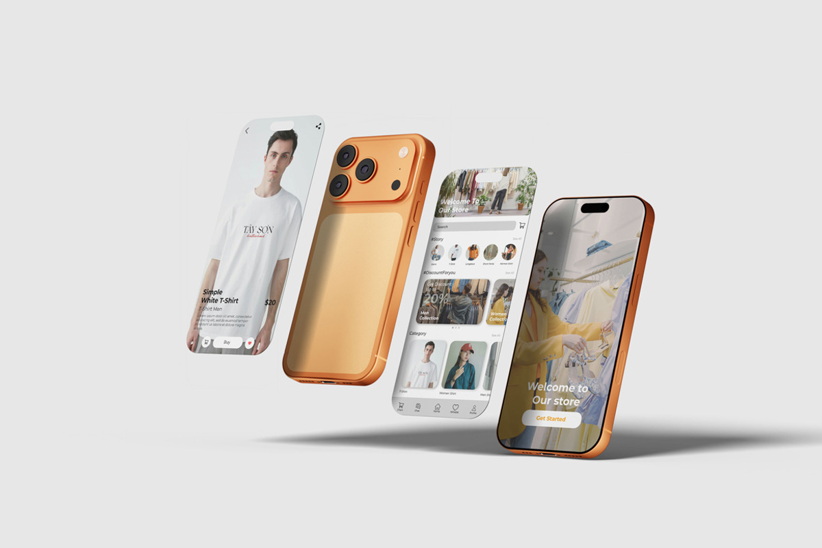 Phone 17 Pro Screen Mockup, an iPhone Mockup by scribrostudio (Photo 12 of 13)